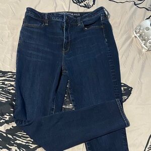 American Eagle Outfitters Dark Blue Skinny Jeans